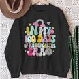 In My 100Th Day Of Kindergarten Era Happy 100 Days Of School Sweatshirt Gifts for Old Women