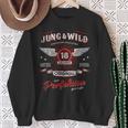 18 Jahre Jung & Wild Zum Perfektion Matured 18Th Birthday Sweatshirt Geschenke für alte Frauen