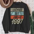 25Th Birthday Man 25 Years Legendary Since January 1997 Sweatshirt Geschenke für alte Frauen