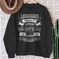 49Th Birthday Legends Were Born In January 1975 Sweatshirt Geschenke für alte Frauen