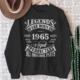 60Th Birthday Vintage Legends Born In 1965 60 Years Old Sweatshirt Gifts for Old Women