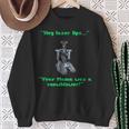 80s Sarcasm Robotics 5 Johnny Novelty Sweatshirt Gifts for Old Women