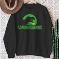 Adminosaurus Administrator It Informatician Nerd Sweatshirt Geschenke für alte Frauen