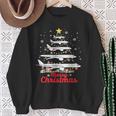 Aeroplane Christmas Tree Merry Christmas Most Likely Pilot Sweatshirt Geschenke für alte Frauen