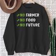 Agriculture No Farmers No Food No Future Sweatshirt Geschenke für alte Frauen