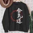 Aikido Martial Arts Japan Symbol Sweatshirt Geschenke für alte Frauen