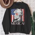 Alexander Hamilton 'Merica Patriot American Flag 4th Of July Sweatshirt Gifts for Old Women