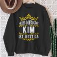 Alles Wird Gut Kim Ist Jetzt Da Alles Wird Gut Alles Wird Gut Sweatshirt Geschenke für alte Frauen