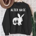 Alter Hase 60 Years And Round Birthday Sweatshirt Geschenke für alte Frauen