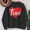 Amo A Trini Primer Nombre Yo Corazón Camisa de entrenamiento Regalos para ancianas