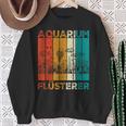 Aquarian Aquaristik Aquarium Whispererintage Retro Sweatshirt Geschenke für alte Frauen