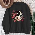 Arbre Sakura Style Yin Yang En Esthétique Sakura Ying Yang Sweater e Cadeaux pour les femmes âgées