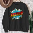 Arthur Name Comic Book Superheroes For Boys Sweatshirt Geschenke für alte Frauen