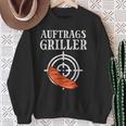 Auftrags Griller Wurst Grill Bbq Grill Master Sweatshirt Geschenke für alte Frauen