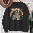 Autistic Raccoon Sweatshirt - Celebrate Uniqueness | Funny Autism Appeal Gifts for Old Women