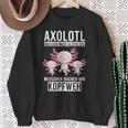 Axolotl Aquaristik Axolotlbreeder Sweatshirt Geschenke für alte Frauen