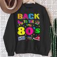 Back To 80'S 1980S Vintage Retro Eighties Costume Party Sweatshirt Gifts for Old Women