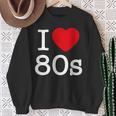 Back To 80'S Intage Retro I Love 80'S Graphic Camisa de entrenamiento Regalos para ancianas