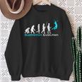 Badminton Evolution For Badminton Lovers Sweatshirt Geschenke für alte Frauen