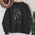 Balkan Tri Prsta Orthodox Idea Sweatshirt Geschenke für alte Frauen