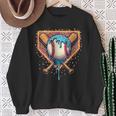 Baseball Drip Home Plate Fun Baseball Apparel For Boys Sweatshirt Gifts for Old Women
