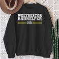 Bauhelfer 2024 Thank You Construction Worker Construction Craftsman Construction Site Sweatshirt Geschenke für alte Frauen