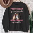 Bernese Mountain Dog Orsichtor Dem Frauchen Sweatshirt Geschenke für alte Frauen