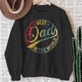 Best Dad In The World Father's Day Vintage Dad Sweatshirt Gifts for Old Women