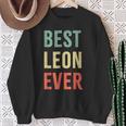 Best Leon Ever First Name Sweatshirt Geschenke für alte Frauen