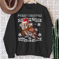 Bird Merry Christmas Ornament Eastern Screech-Owl Ugly Xmas Sweatshirt Gifts for Old Women