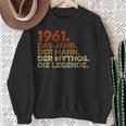 Birthday intage 1961 Man Myth Legend Sweatshirt Geschenke für alte Frauen