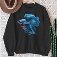 Blue Betta Fish And Siamese Betta Fish Tank Owner Sweatshirt Geschenke für alte Frauen