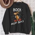 Bock Auf Ski Lustiger Skifahrer Skier Ski Spruch Wortwitz Sweatshirt Geschenke für alte Frauen