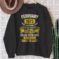 Born In February 1975 Vintage February 1975 Birthday Sweatshirt Gifts for Old Women