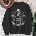 Born To Ride Biker Motorcyclist Slogan Sweatshirt Geschenke für alte Frauen