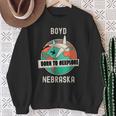 Boyd Nebraska Born To Explore Travel Lover Sweatshirt Gifts for Old Women