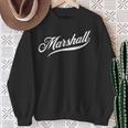 Boys First Name Marshall Idea Sweatshirt Geschenke für alte Frauen