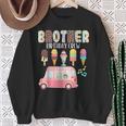 Brother Birthday Crew Ice Cream Truck Bday Ice Cream Party Camisa de entrenamiento Regalos para ancianas