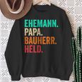 Builder Dad Husband Father's Day House Building Builder Sweatshirt Geschenke für alte Frauen