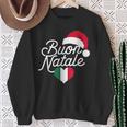 Buon Natale Italian Christmas Christmas Italy Flag Heart Sweatshirt Geschenke für alte Frauen