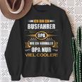 Bus Driver Grandpa Sweatshirt Geschenke für alte Frauen