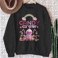 Candy Crew Party Costume Decorations Sweetie Candy Squad Sweatshirt Geschenke für alte Frauen