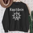 Captain Boat Driving Licence Bestanden Sailing S Sweatshirt Geschenke für alte Frauen