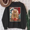 Capybara Ramen Japanese Graphic Kawaii Anime Sweatshirt Gifts for Old Women