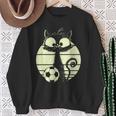 Cat Footballer Cats Cute Cat Sweatshirt Geschenke für alte Frauen