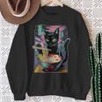 Cat Ramen Anime Manga Kawaii Otaku Fashion Cat Streetwear Sweatshirt Geschenke für alte Frauen