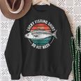 Chemise De Pêche Porte-Bonheur Pour Chasseur Et Pêcheur Sweater e Cadeaux pour les femmes âgées