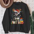 Chihuahua Reindeer Christmas Dogs Sweatshirt Geschenke für alte Frauen