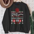 Christmas Fireman Fire Brigade Ugly Christmas Sweatshirt Geschenke für alte Frauen