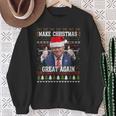 Make Christmas Great Again Trump Holiday Sweatshirt Geschenke für alte Frauen